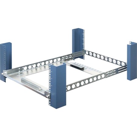 Rack Solutions 4Post Sliding Shelf/Rails For Dell Tower Servers. Fits Square Hole,  112-2167